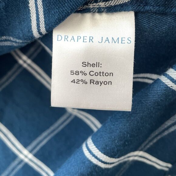 Draper James Plaid Button Down Shirt Southern Preppy Top Womens Size 2 - Picture 6 of 7